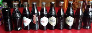 13 Botellas Conmemorativas Antiguas De Coca Cola