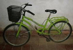 BICICLETA CON CANASTO Y PORTA EQUIPAJE