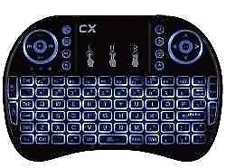 Cx Mini Teclado Inalambrico + Touch Lk-096ag Retroiluminado