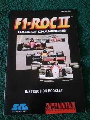 F1-roc 2 Race Of Champions C/manual Envios