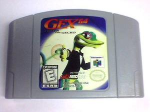 Gex 64 Enter The Geko - N64 - Original - Ntsc - Ale