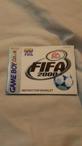 Manual Fifa 2000 Game Boy Color
