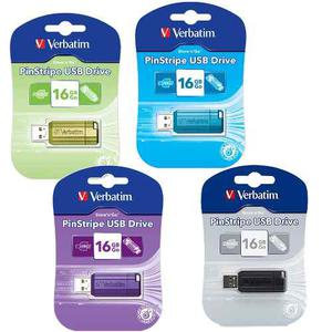 Pendrive Verbatim 16 Gb Pinstripe Usb 2.0 - La Plata