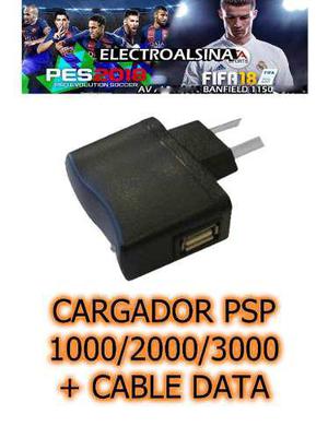 Psp 3000 Cargador 220v + Data Electroalsina Banfield