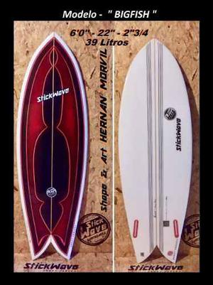 Tabla De Surf - 6'0 Retro Fish- Stickwave Stick Wave Nueva