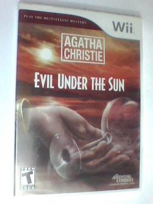 Agatha Christie Evil Under Sun Wii Original Nuevo Fisico