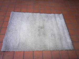 Alfombra Moderna Interior Color Blanco