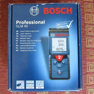 BOSCH GLM40 medidor laser de distancia,en caja con estuche