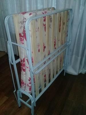 Cama catre plegable de 1 plaza