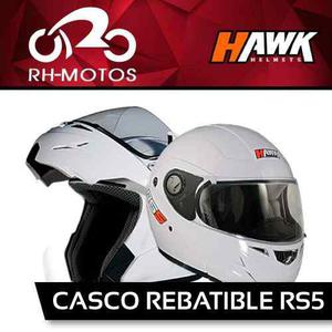 Casco Hawk Rs5 Rebatible.blanco O Gris. Talle S. En Rh Motos
