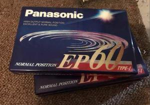 Cassette Panasonic Ep60 Virgen