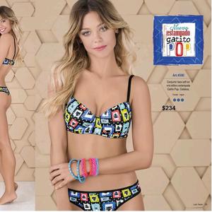 Lara conjunto estampado gatito pop