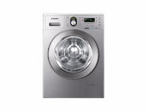 Lavarropas Samsung Wf wpuu 9 Kg Plata C/frontal 