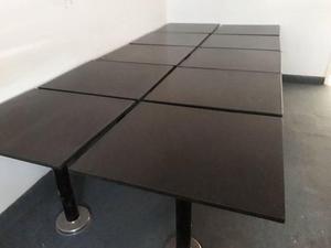 Mesas para bar o resto de granito negro 60x70cm.