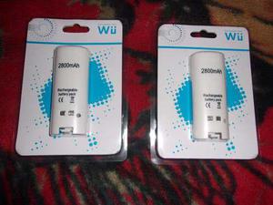 Pack De 2 Baterias De 1800mah Nintendo Wii