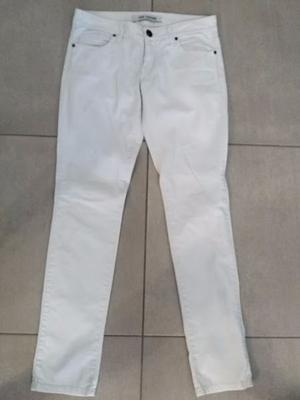 Pantalon Jean Recto Kosiuko Ksk Mujer T26 Blanco Impecable