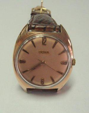 Reloj Doxa Automatico Oro Plaque De Los 50-60' Excelente