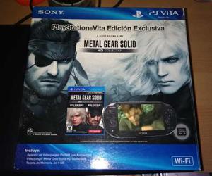 Sony Ps Vita En Caja. Edición Metal Gear. Memoria 8gb