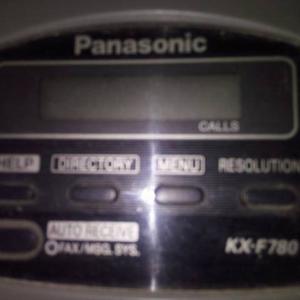 Telefono Fax -panasonic Kx F780