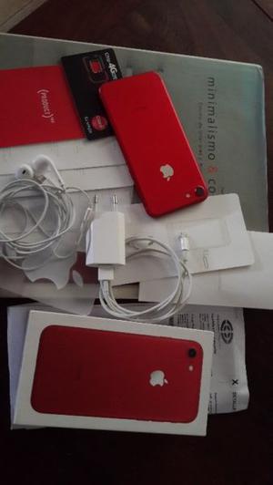 Vendo iPhone 7 RED ED LIMITADA de 128 gb