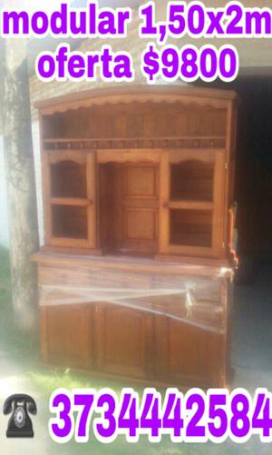 Vendo modular de 1.50x2m algarrobo