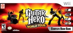 Wii Guitar Hero World Tour Band Kit