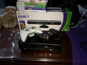 XBOX 360 COMPLETA JUEGO ORIGINALES KINECT 2 JOYSTICK