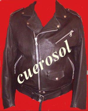 campera de cuero para hombre o mujer moto fabrica cuerosol