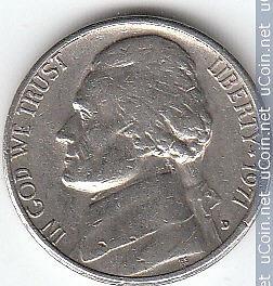 moneda 5 centavos (1971) estados unidos