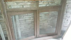 ventana de madera