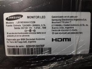 Monitor Samsung LED 19 pulgadas HDMI nuevo sin uso