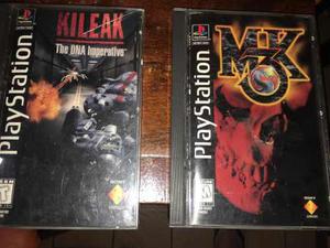 Mortal Kombat 3 Y Killeak Play Station 1 A 1300 C/u