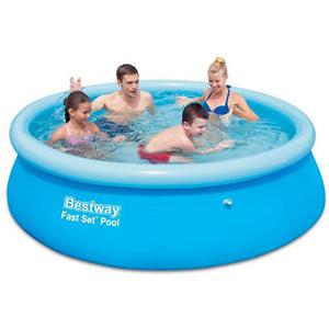 Pileta Redonda Bestway 244 X 66 Cm Aro Inflable  Litros