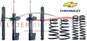Amortiguador Kit X4 Chevrolet Corsa Classic + Espirales X4