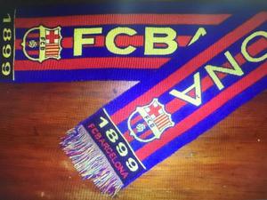 Bufanda Original Del Fc Barcelona!