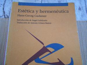 Estética y Hermenéutica- Gadamer