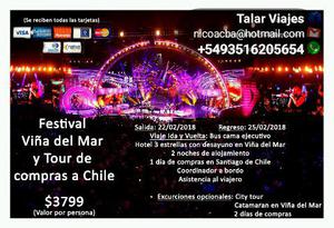Festival de Viña del Mar y Tour de Compras a Chile