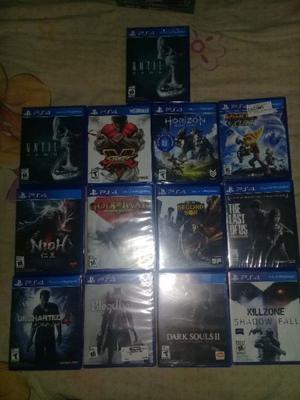 Juegos de ps4 completamente nuevos sellados todos en