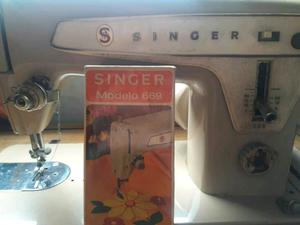 Maquina de coser singer 669 con mesa incluida