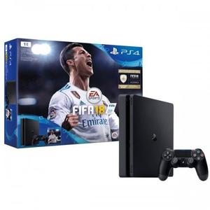 PLAYSTATION SONY PS4 SLIM 1TB BLACK + FIFA 18