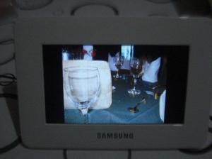 Portarretratos Digital Samsung Spf-71e Impecable Y Completo