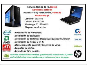 Reparacion de notebooks y PC