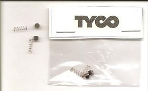 Tyco 2 Carbones Y 4 Resortes T. 6 Piezas Para Locomotoras H0