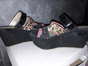 Vendo sandalias negras