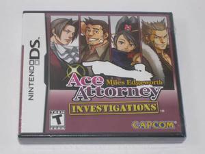Vgl - Ace Attorney Investigations - Nintendo Ds