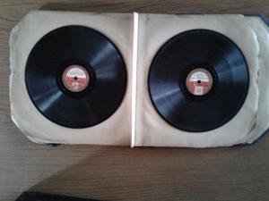 Album " Decca " inglés con discos de pasta (20cm diametro)