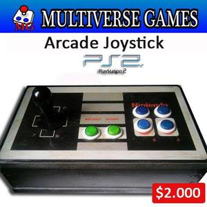 Arcade Joystick estilo NES para PS2