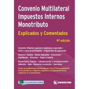 Convenio Mult Imp. Int. Monot - Expli Y Com. 9° Edic Errep