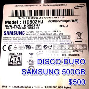 DISCO DURO SAMSUNG 500GB SATA