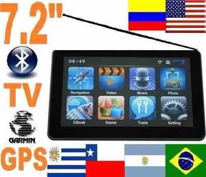 GPS 7 PULGADAS HD CON SOFT GARMIN, TV DIGITAL, MAPAS. NUEVOS